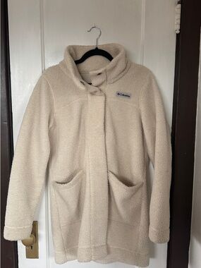 Columbia Cream Sherpa Teddy Coat